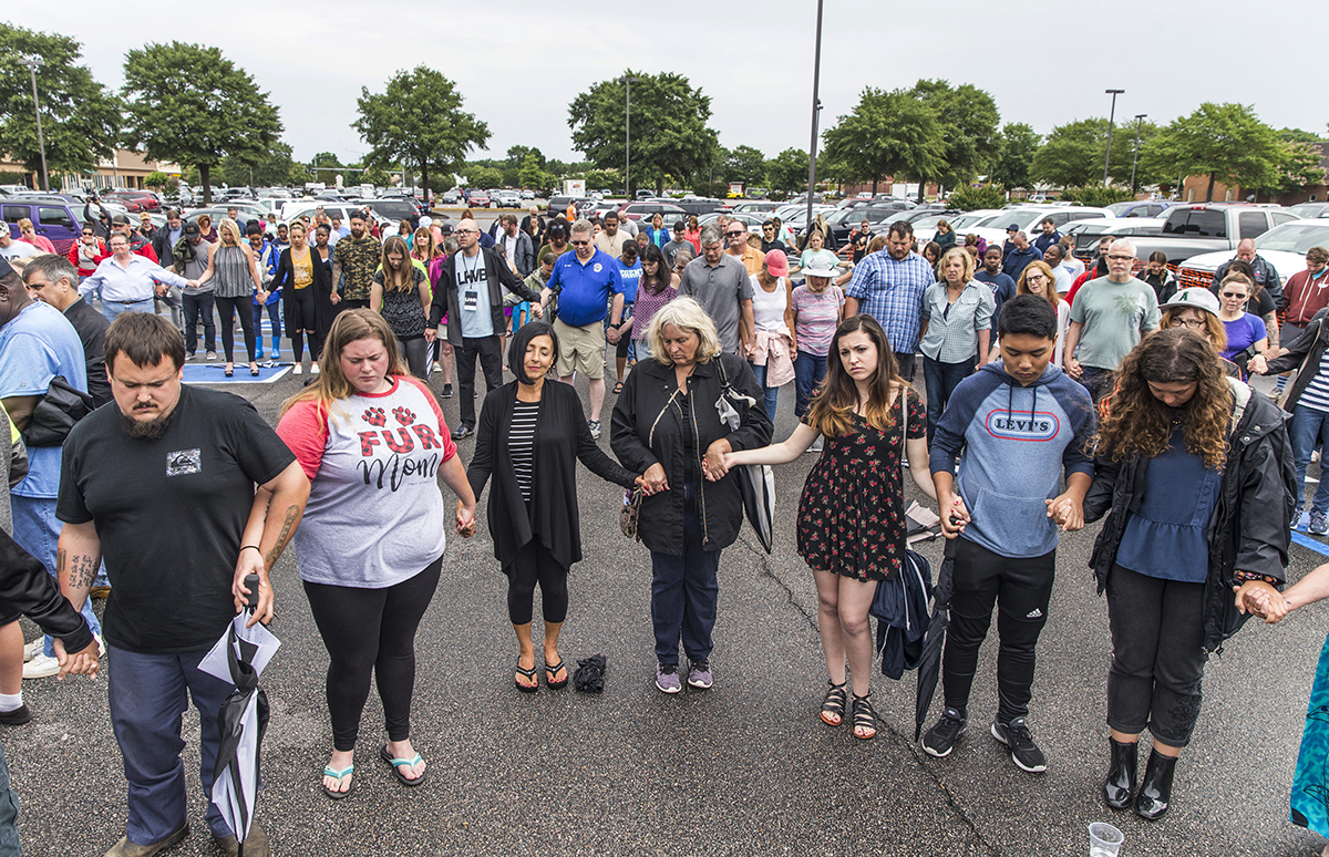 prayer vigil at Strawbridge Marketplace